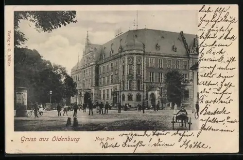 AK Oldenburg / O., Neue Post