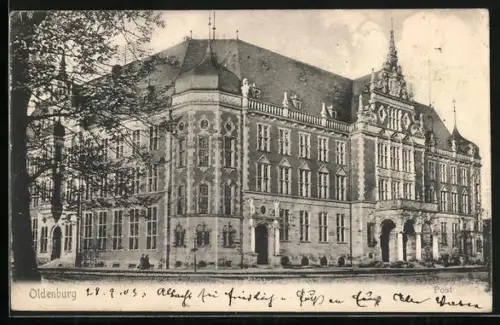 AK Oldenburg / O., Postamt