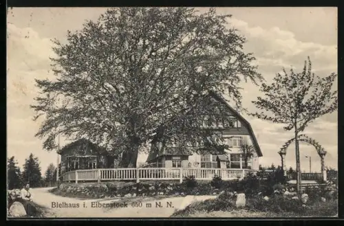 AK Eibenstock, Bielhaus, Wanderheim, Bielwirt Carl Kupfer