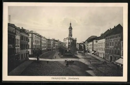 AK Traunstein, Stadtplatz