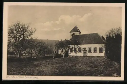 AK Holle, Burg Wohldenberg, Gesamtansicht der Burganlage