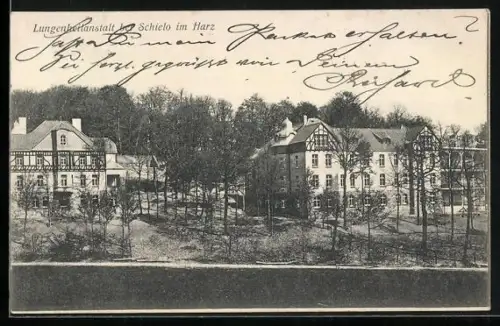 AK Schielo im Harz, Lungenheilanstalt