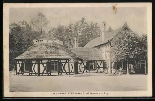 AK Gernrode a. Harz, Forsthaus Sternhaus