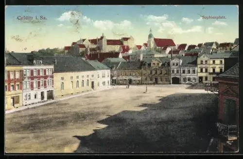 AK Colditz i. Sa., Sophienplatz