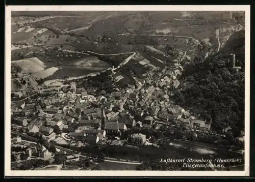 AK Stromberg /Hunsrück, Fliegeraufnahme
