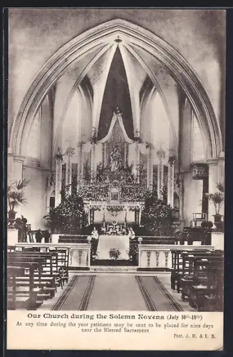AK Storrington, Church Interior during Solemn Novena