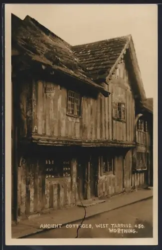 AK West Tarring /Worthing, Ancient Cottages
