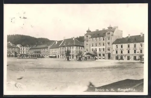 AK Bruck a. Mur, Hauptplatz, Panorama