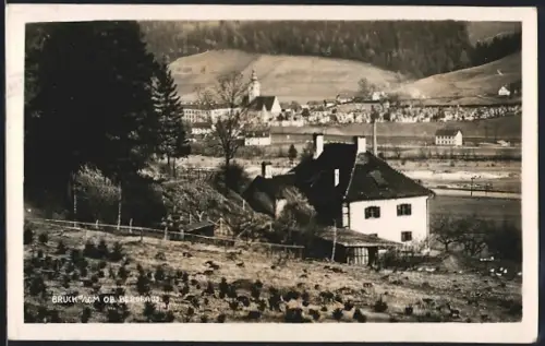 AK Bruck a. d. Mur, Ob. Berghaus und Ort