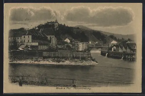 AK Bruck a.d. Mur, Mürzmündung