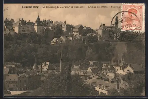 AK Luxembourg, Le faubourg du Grund et Ville haute, L`église St. Michel