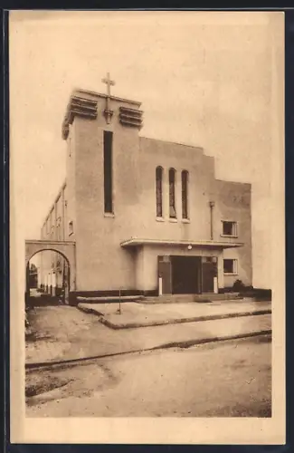 AK Luxemburg, Kirche und Vorplatz