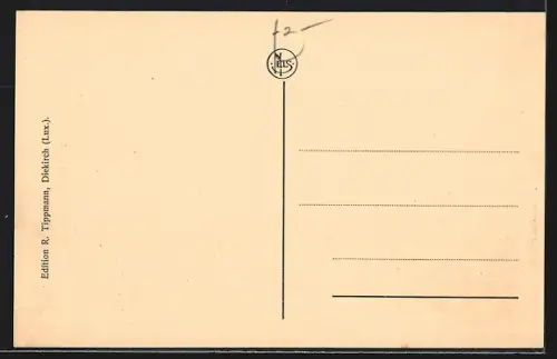 AK Diekirch, Vue avec vallée de la Sûre