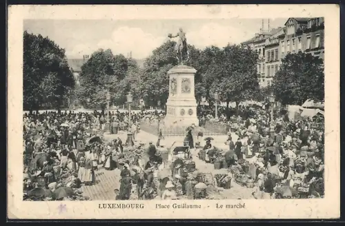 AK Luxembourg, Place Guillaume, Le marché