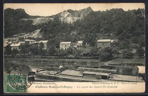 AK Château-Regnault-Bogny, Un aspect des Quatre Fils Aymond