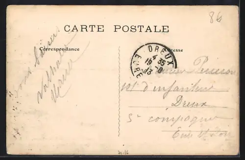 AK Château-Regnault-Bogny, Un aspect des Quatre Fils Aymond