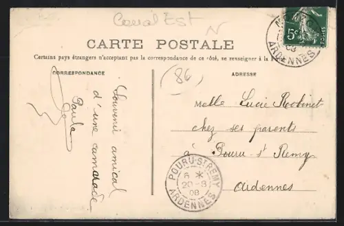 AK Mouzon, Pont tournant sur le Canal, L`ancien Moulin du Roi, L`ancien Palais du Gouverneur