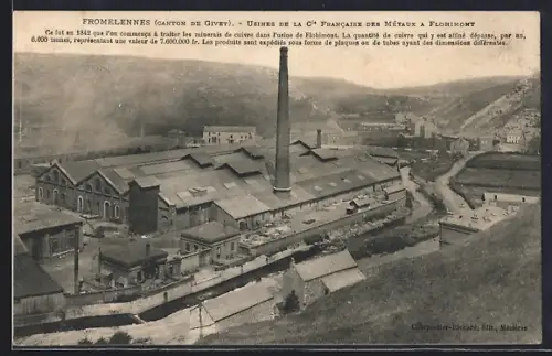AK Fromelennes, Usines de la Cie Francaise des Métaux à Flohimont