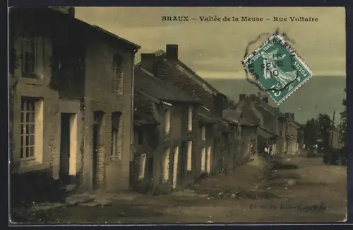 AK Braux /Vallée de la Meuse, Rue Voltaire