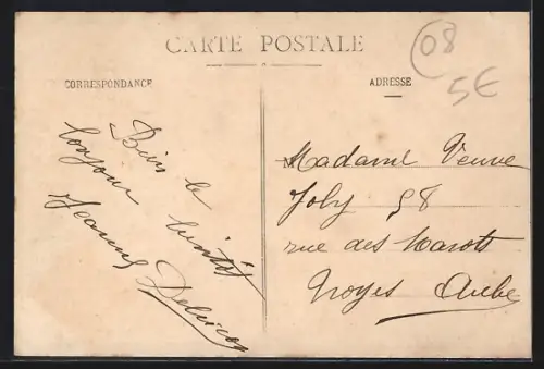 AK Mohon, Pont du Chemin de Fer avec locomotive à vapeur