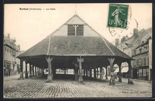 AK Rethel /Ardennes, La Halle