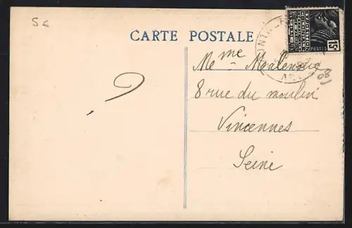 AK Monthermé-Laval-Dieu, Villa Jeanne d`Arc, Maison de repos de la Protection de la Jeune Fille de Charleville