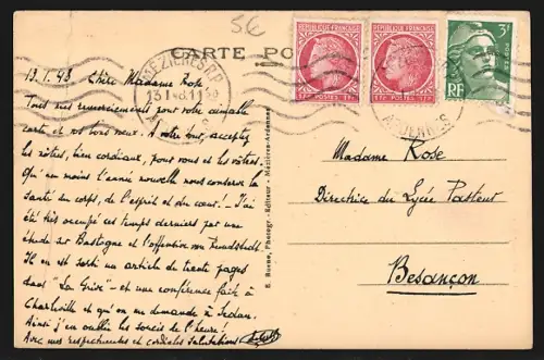 AK Signy-l`Abbaye, Colonie de Vacances La Vénerie, Un dortoir