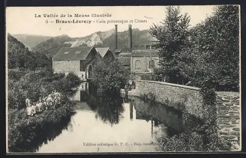 AK Braux-Lévrezy, Coin pittoresque et Usines