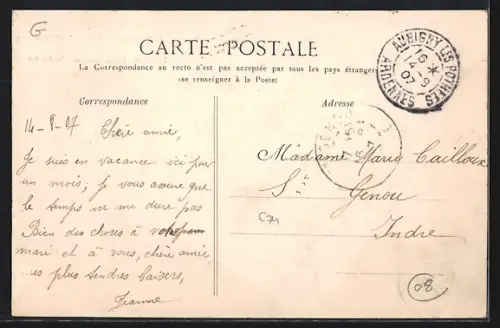 AK Rouvroy-sur-Audry /Ardennes, Pont de l`Avenue de la Gare