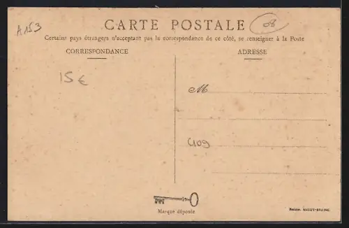 AK Rethel, L`Aisne, Passage à la Barque lors des inondations des Ardennes 23-25 janvier 1910