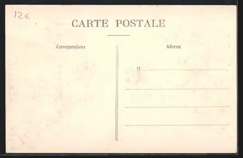 AK Givet, Inondation des 27-28 Février 1910, Place de l`Esplanade