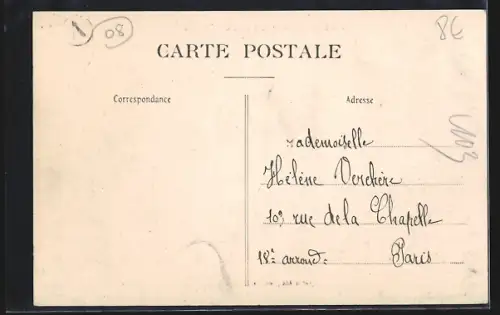 AK Vouziers, Les Tourelles et Rue Gambetta