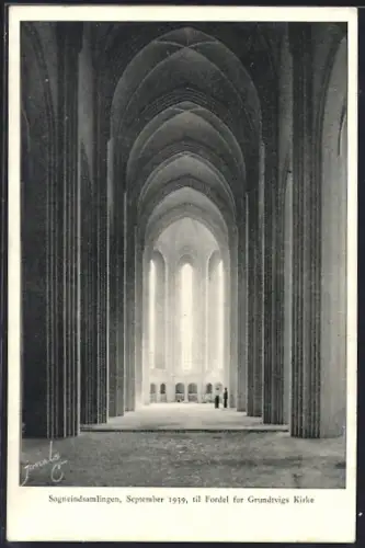 AK København, Sogneidsamlingen September 1939, til Fordel for Grundtvigs Kirke
