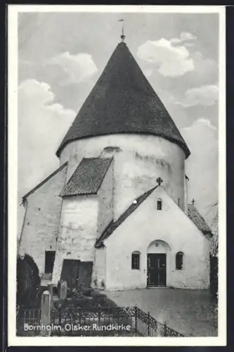 AK Olsker /Bornholm, Rundkirke