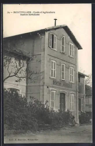 AK Montpellier, École d`Agriculture, Station Séricicole