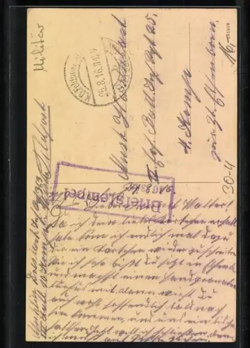 AK Hay, Oberstleutnant und Kommandeur des Infanterie-Regiments No. 363