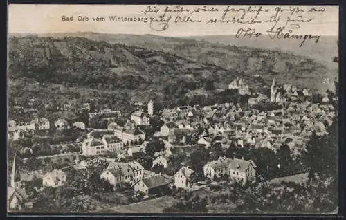 AK Bad Orb, Ansicht vom Wintersberg