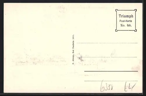 AK Bad Nauheim, Partie an der Parkstrasse