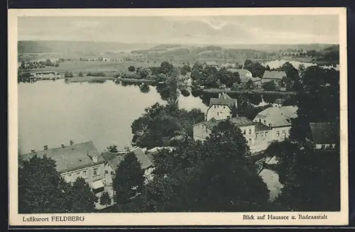 AK Feldberg / Mecklenburg, Haussee, Badeanstalt
