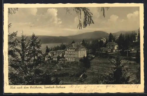 AK Tambach-Dietharz, Blick nach dem Waldheim