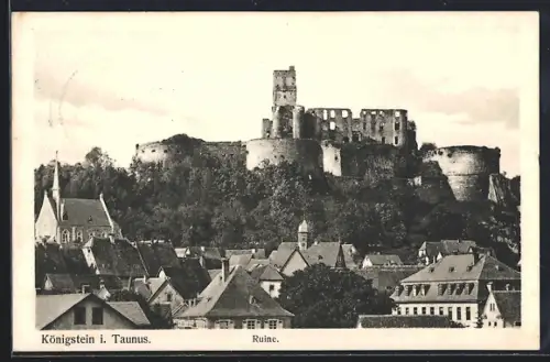 AK Königstein i. Taunus, Burgruine