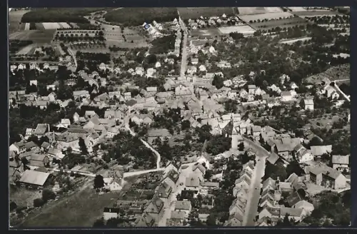 AK Oberhöchstadt /Taunus, Luftaufnahme des Ortes