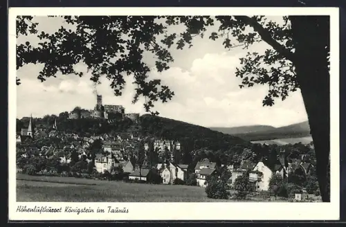 AK Königstein im Taunus, Burgruine, Stadtansicht