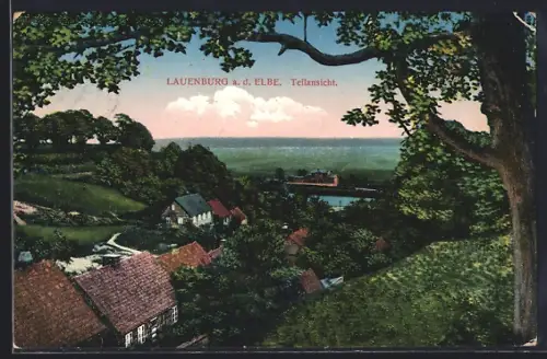 AK Lauenburg a. d. Elbe, Teilansicht