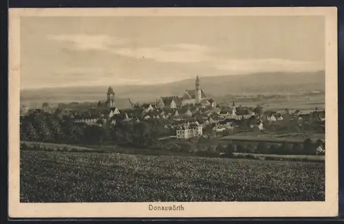 AK Donauwörth, Stadtansicht