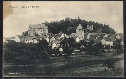 AK Giessen, Staufenberg, Schloss, Turm, Burgruine