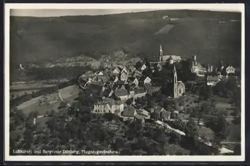 AK Dilsberg, Bergveste, Flugzeugaufnahme
