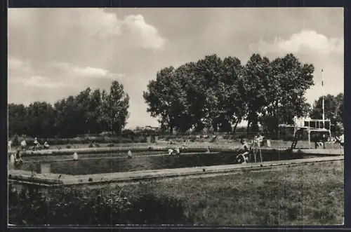 AK Alsleben /Saale, Freibad