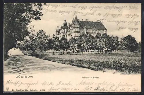 AK Güstrow, Schloss von Süden