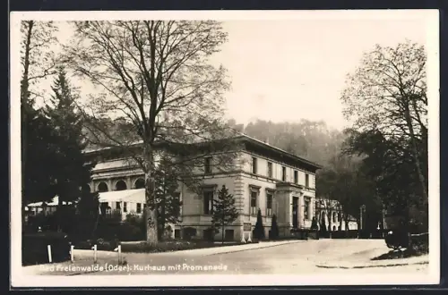 AK Bad Freienwalde /Oder, Kurhaus, Promenade